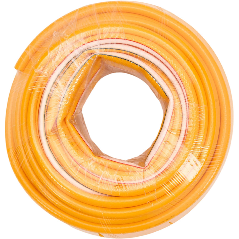 Living and Home 25m Yellow Heavy-Duty Flexible PVC Garden Hose Image 2