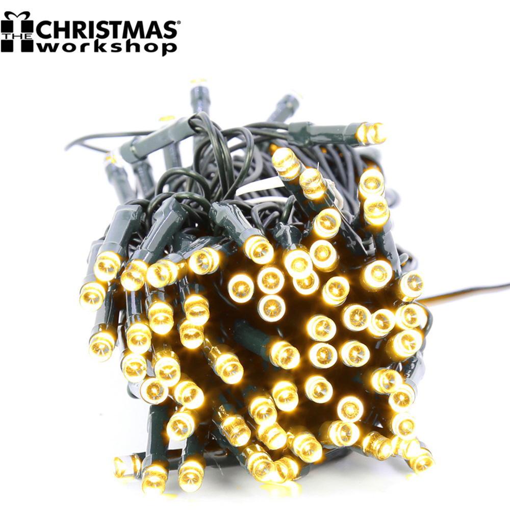 The Christmas Workshop 100 Warm White LED String Light Image 2