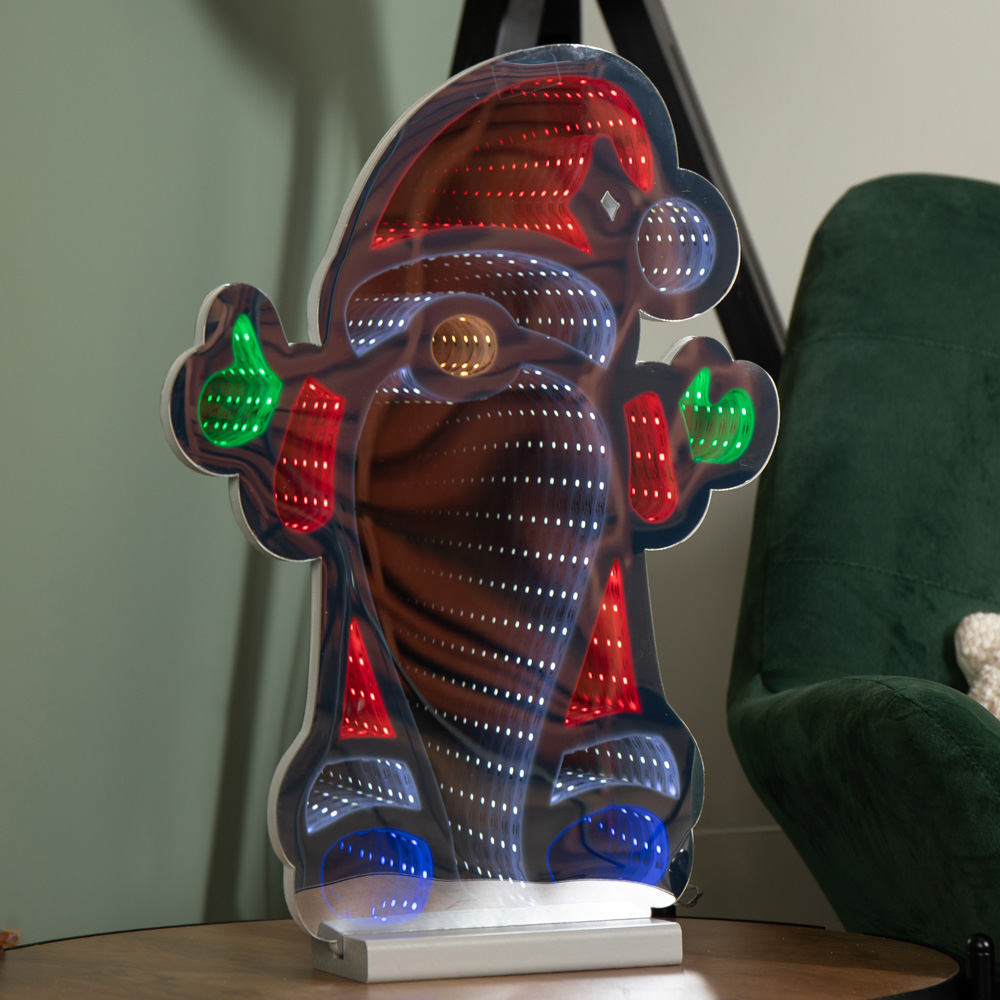 Samuel Alexander Multicolour LED Light Up Standing Gnome Infinity Christmas Decoration 40cm Image 4