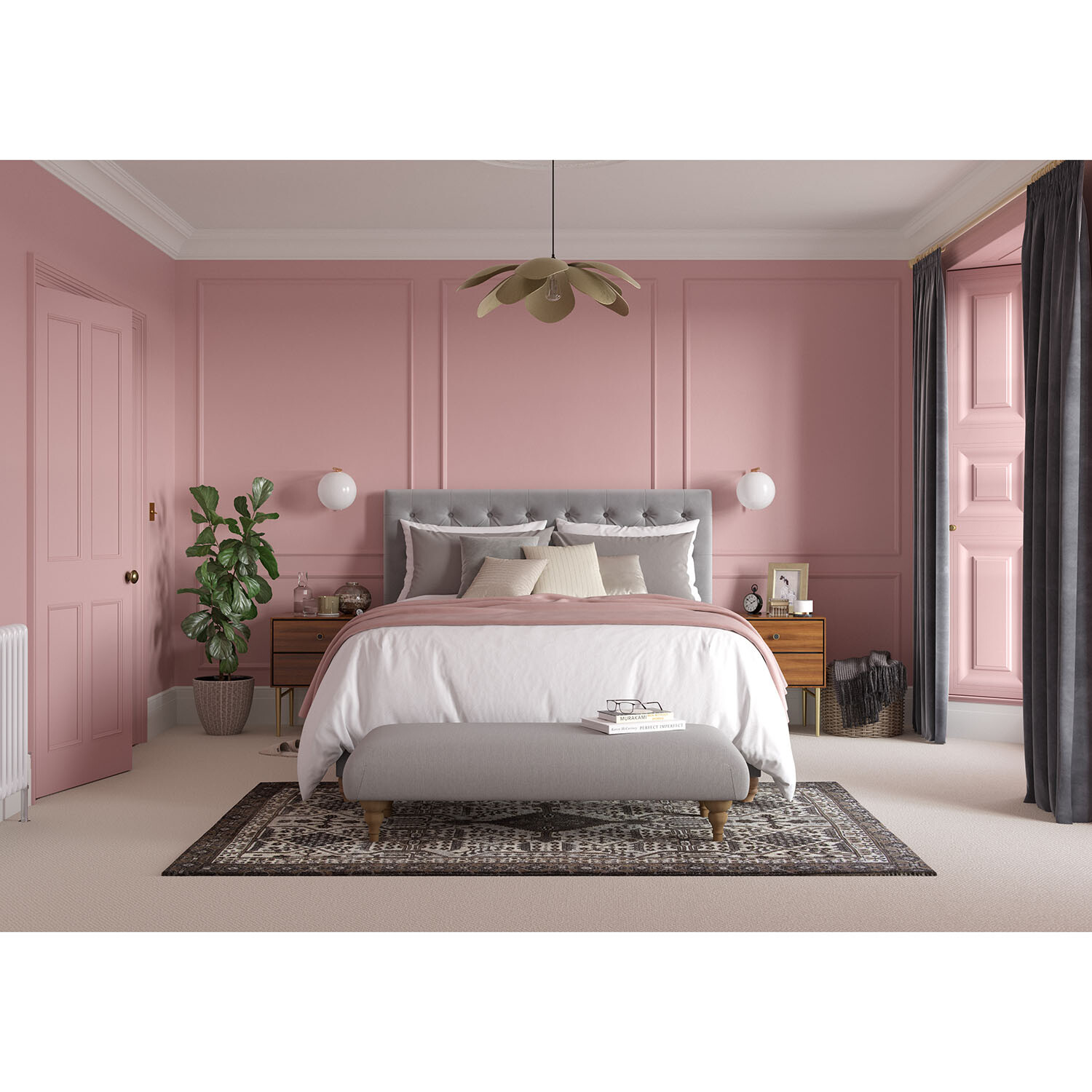 Dulux Heritage Walls and Ceilings DH Blossom Velvet Matt Emulsion Paint 2.5L Image 7