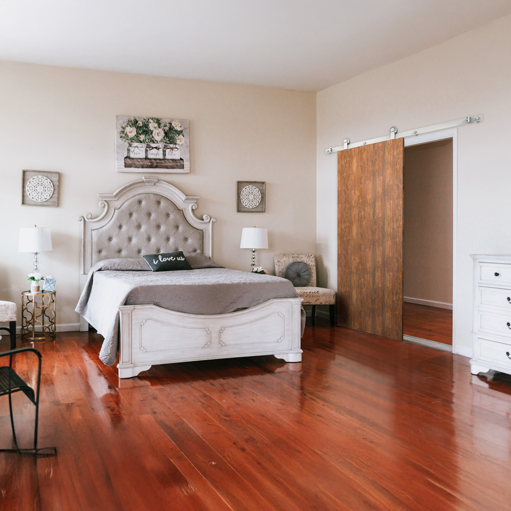 Coburn Flat Track 100 Stainless Steel Top Mount Hanger One Door System 1500mm Image 2