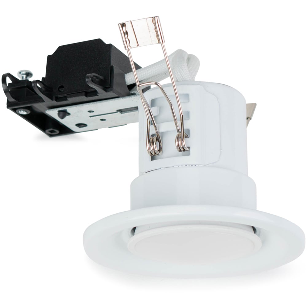 ValueLights White Cool White LED Ceiling Downlight 10 Pack Image 1