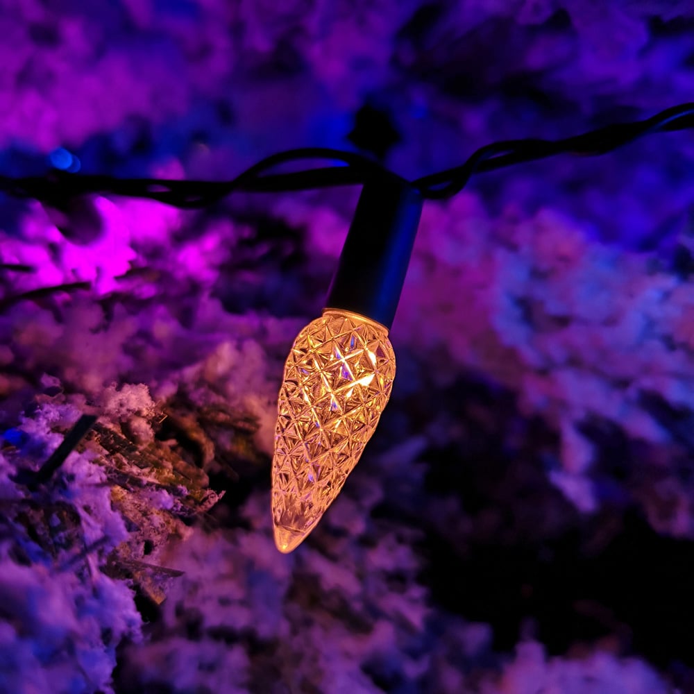 Samuel Alexander 150 Rainbow LED Pine Cone Christmas Light 7.5m Image 6