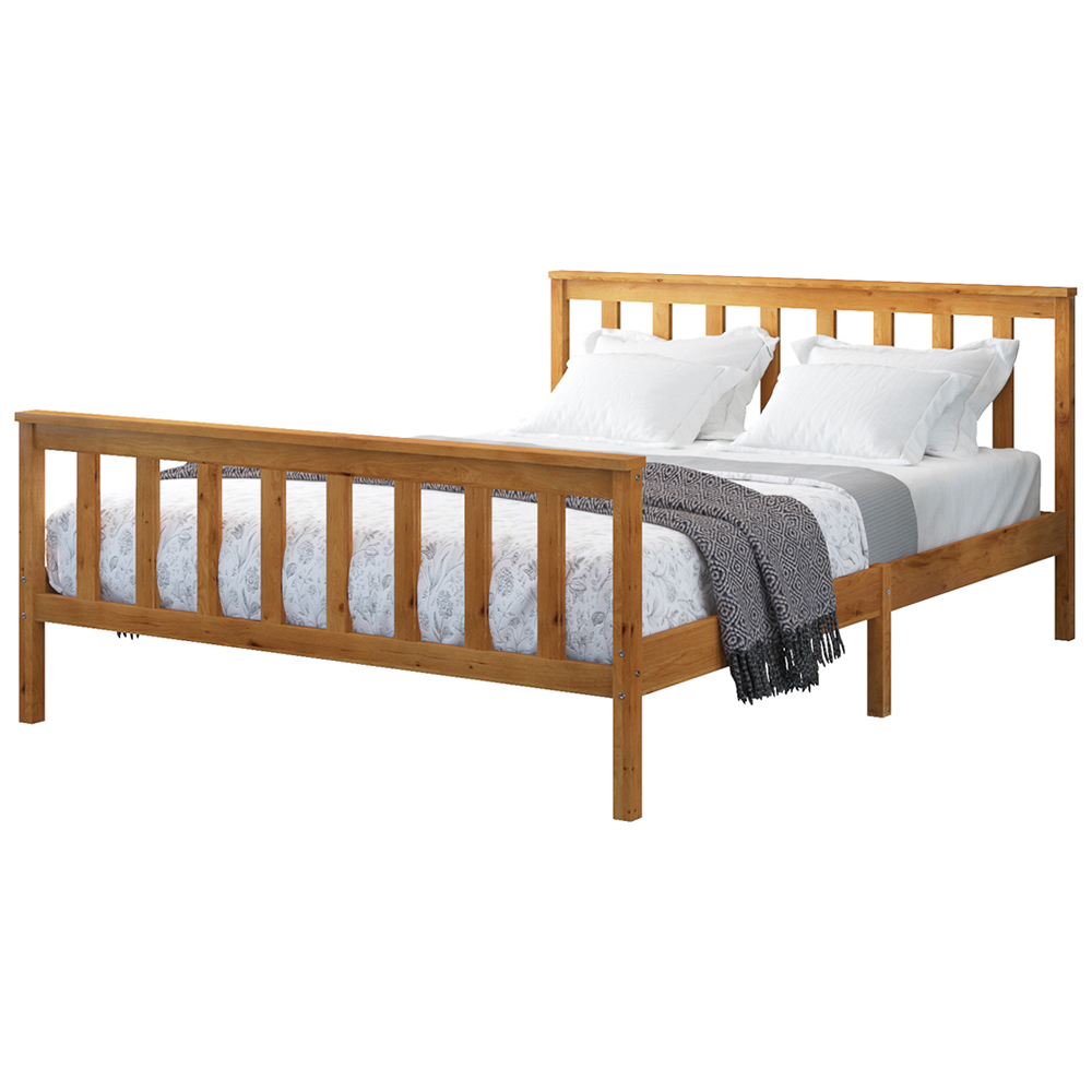 Aspire Atlantic King Size Natural Bed Frame Image 2