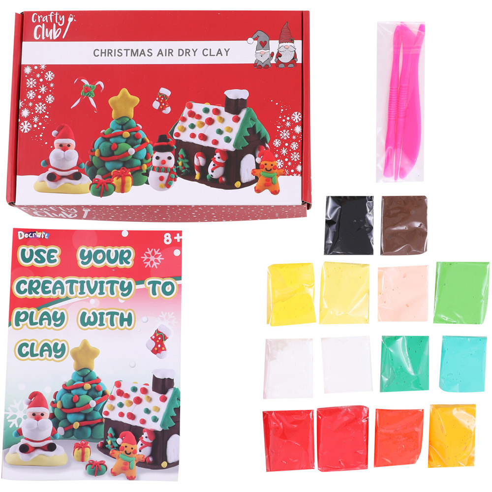 Crafty Club Christmas Air Dry Clay Image 2