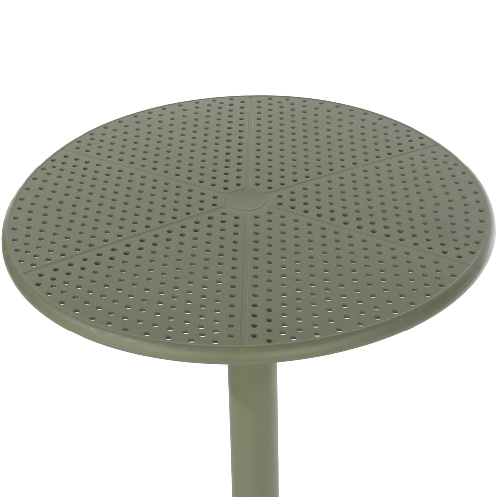 Core Products Rimini Lattice 2 Seater Moss Green Bistro Table Set Image 5