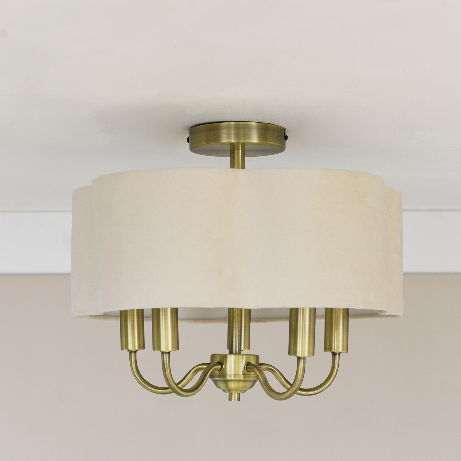 Loretta 5 Light Flush Fitting Image 3