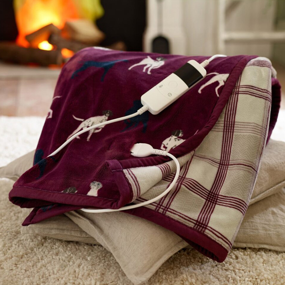 Deyongs Hounds Multicolour Heated Throw 140 x 180cm Image 2