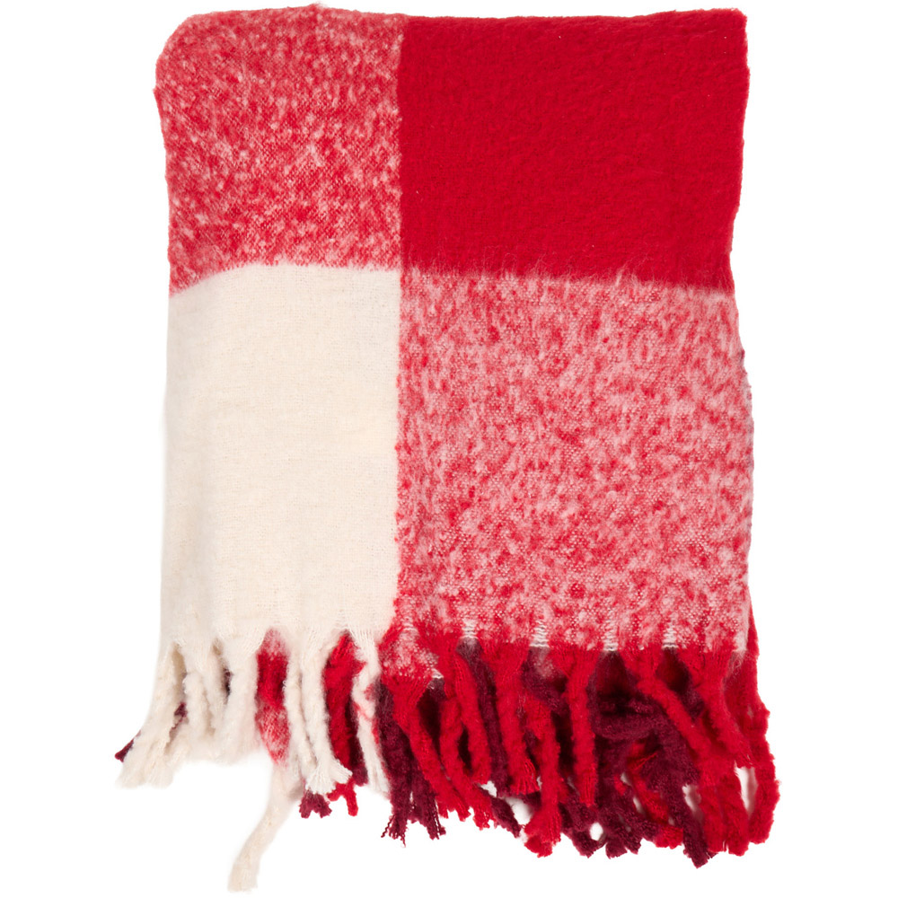 Blair Mohair Throw Red Image 4