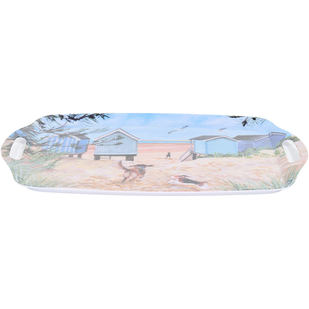Summer Walk On A Beach Large Tray Image 3