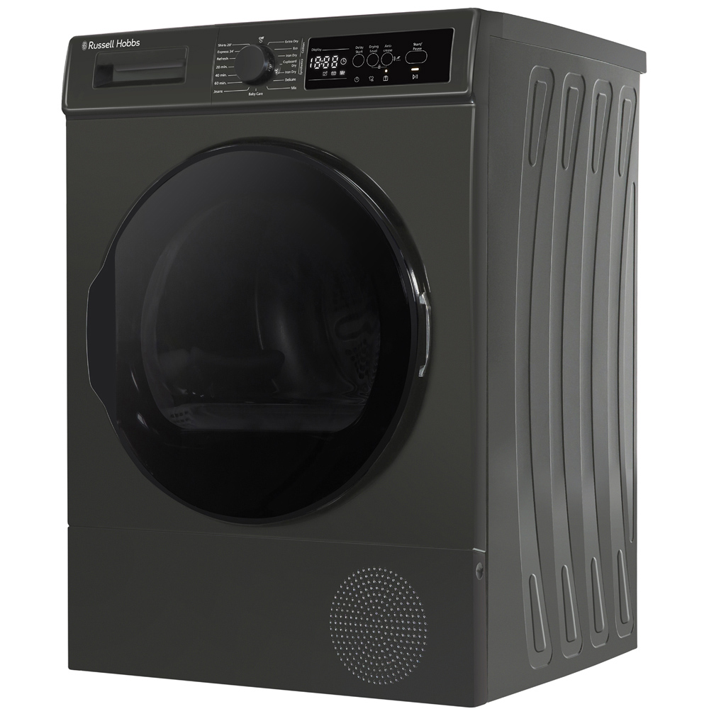 Russell Hobbs RH9HPTD1E12AN Anthracite 9kg Heat Pump Dryer Image 3