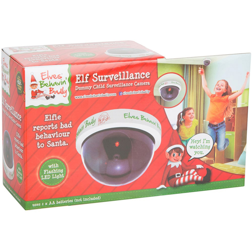 Elves Behavin Badly Elf Surveillance Dummy Child Surveillance Camera Image 2
