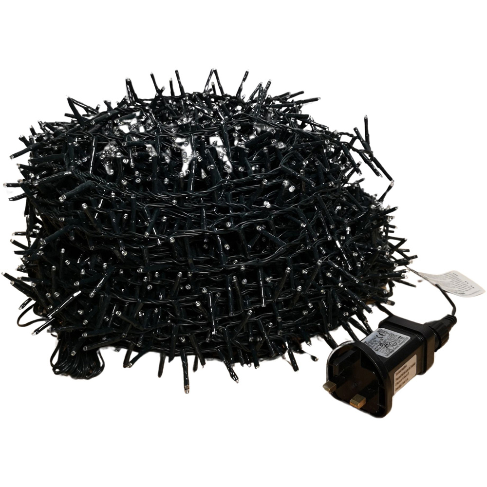 Premier TreeBrights 5000 Red and Vintage Gold LED Multi-Function Green Cable String Light 12.5m Image 2