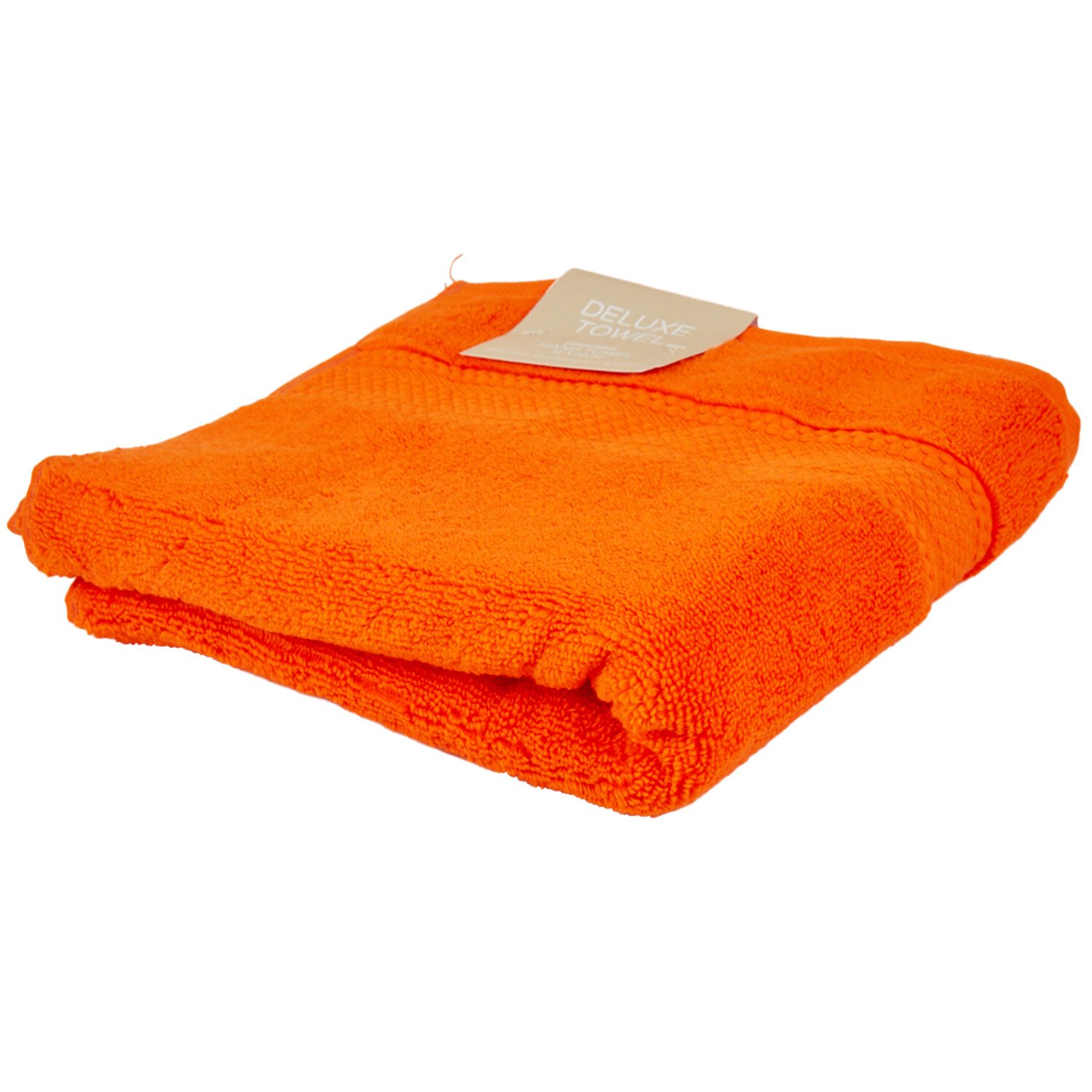 Deluxe Hand Towel - Tangerine Image 2