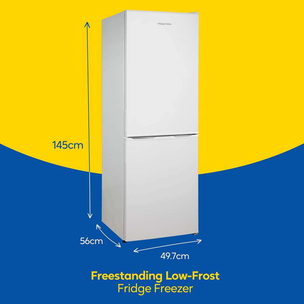 Russell Hobbs RH145FF501E1W White Low Frost 174L Fridge Freezer Image 9