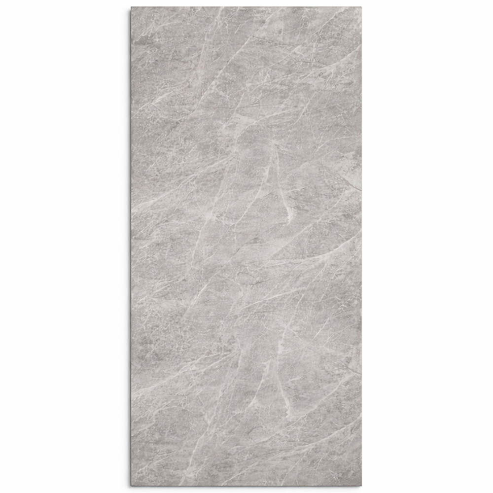 Britwall Grey Carrara Marble Glossy Shower Panel 2400 x 1000 x 10mm 3 Pack Image 2