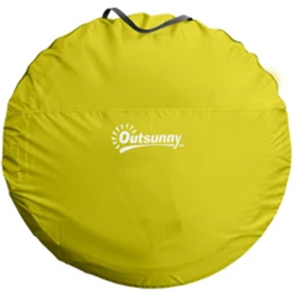 Outsunny 4-5 Person Pop-up Camping Tent Yellow Image 3