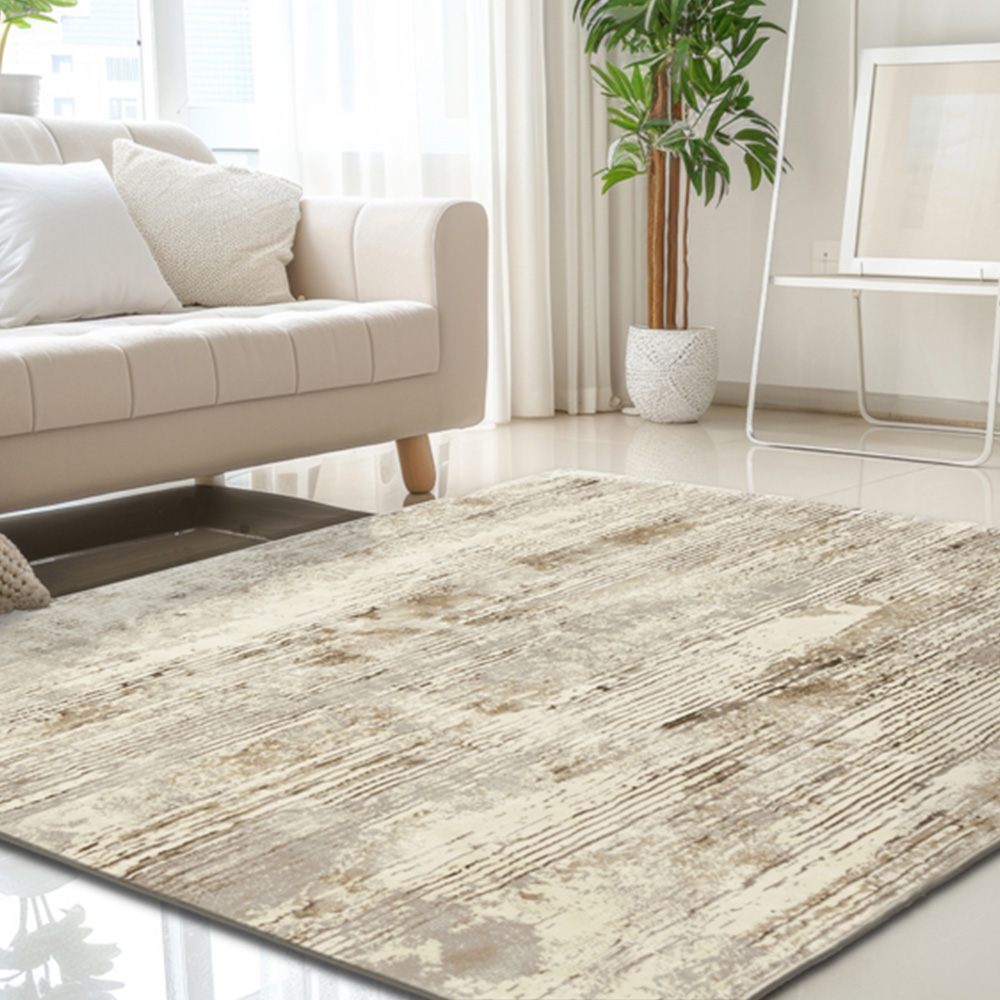 Esselle Home Solar Pluto Natural and Grey Rug 160 x 230cm Image 2