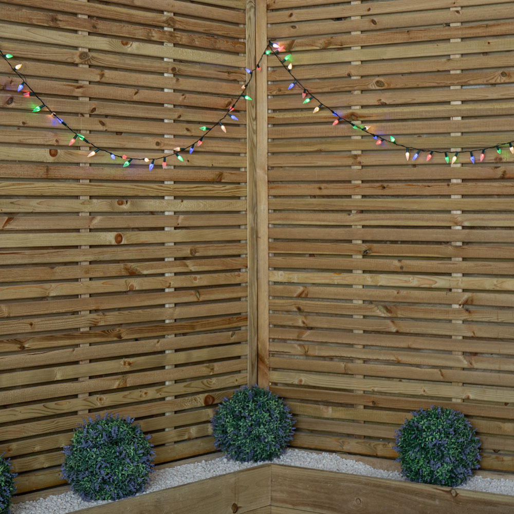 Samuel Alexander 150 Multicoloured LED Multi-Action Pinecone Christmas Lights 7.5m Image 4