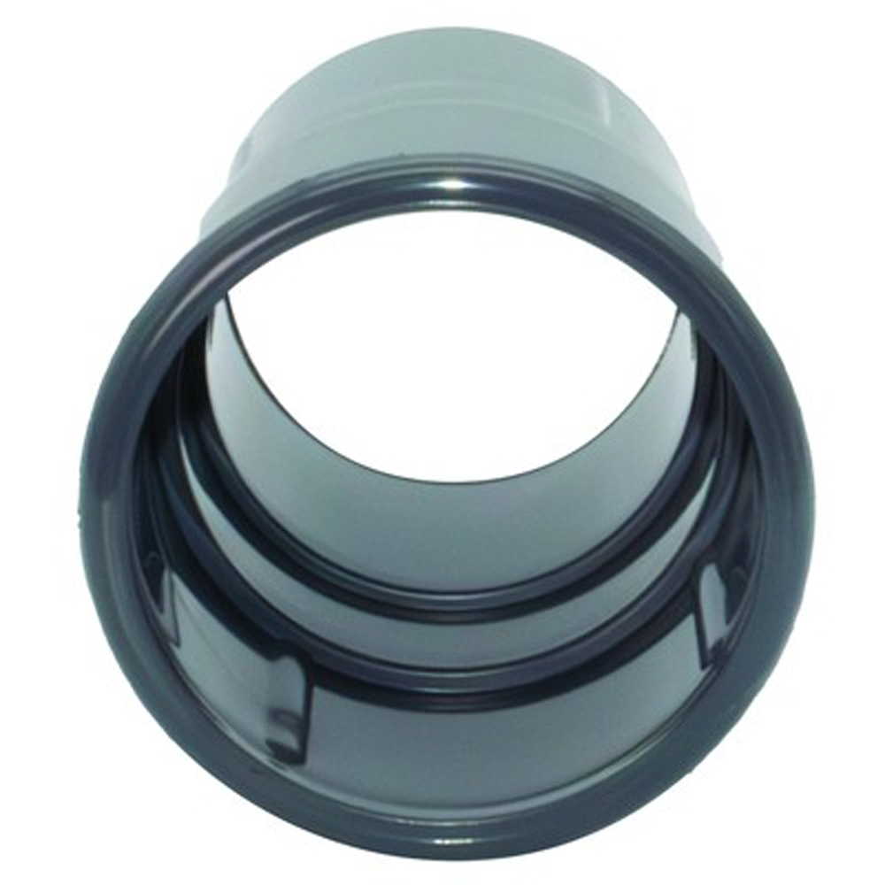 FloPlast Mini Gutter Downpipe Socket Anthracite Grey 50mm Image 3