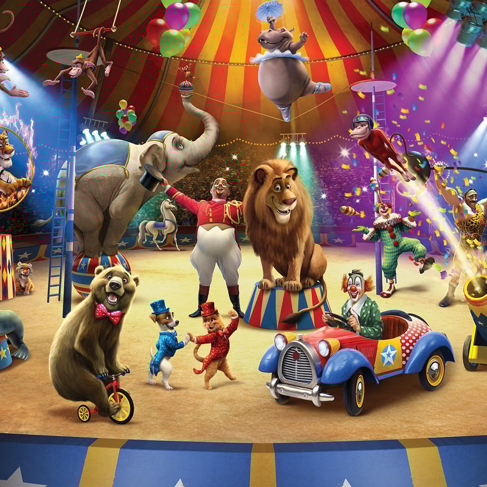 Walltastic Circus Wall Mural 244 x 305cm Image 2