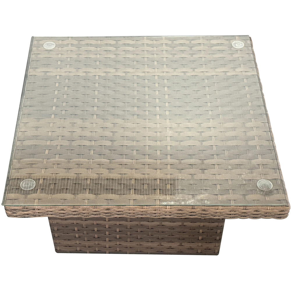 Carolina High Back Conversation Set - Brown / 4 Image 6