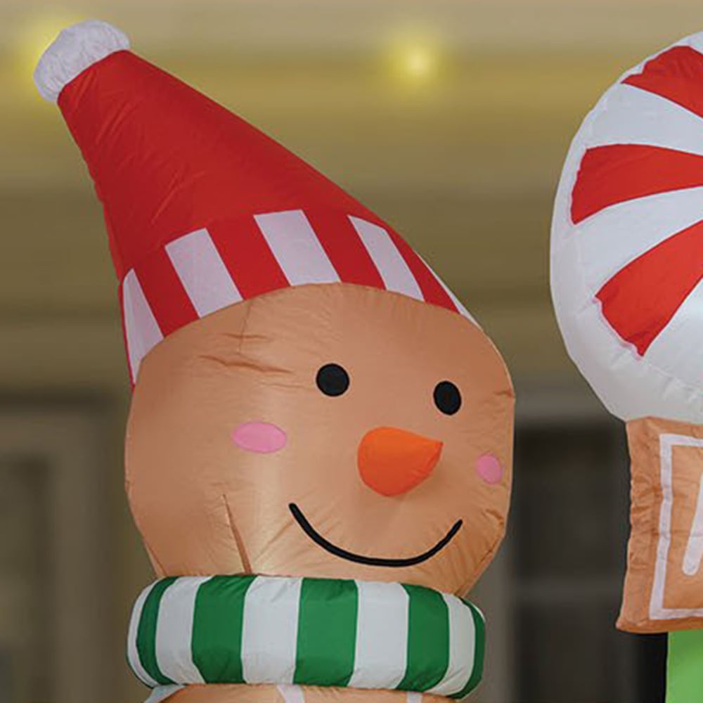 Gingerbread Sign Inflatable 6ft - Multicolour Image 5