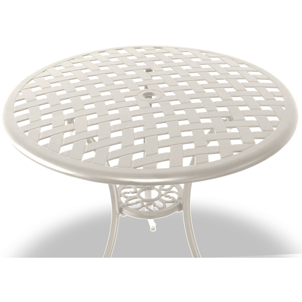 Centurion Supports Oshowa 2 Seater White Bistro Set Image 8