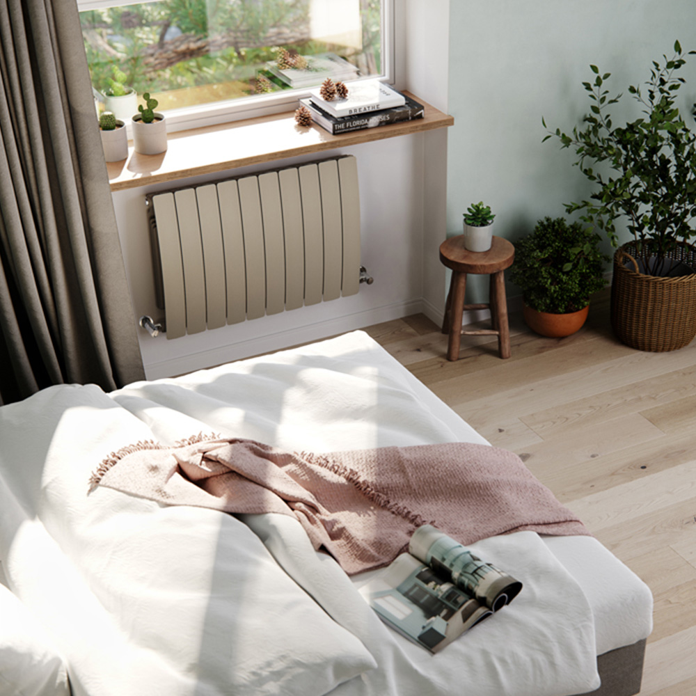 Terma Bergamo 3842BTU Quartz Mocha 10 Section Radiator 590 x 800mm Image 7