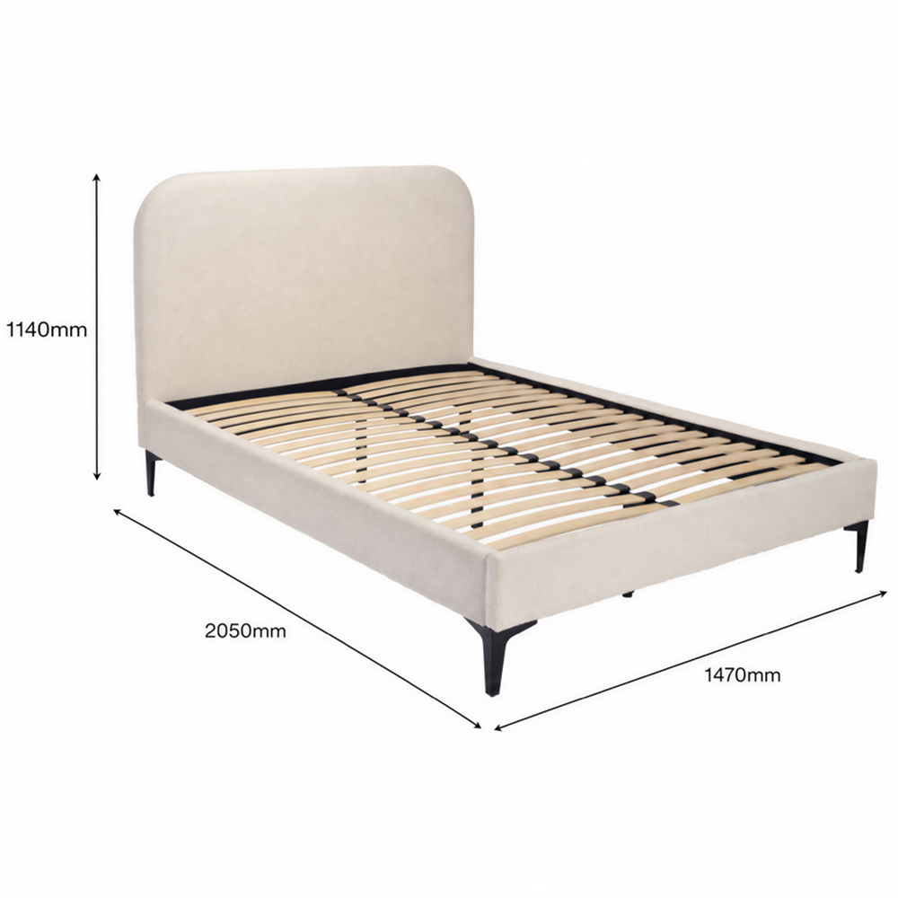 LPD Home Albany Ivory Double Bed Image 5