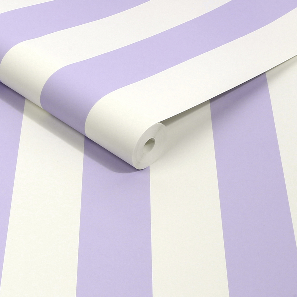 Next Craft Stripe Lilac Purple Wallpaper Image 2