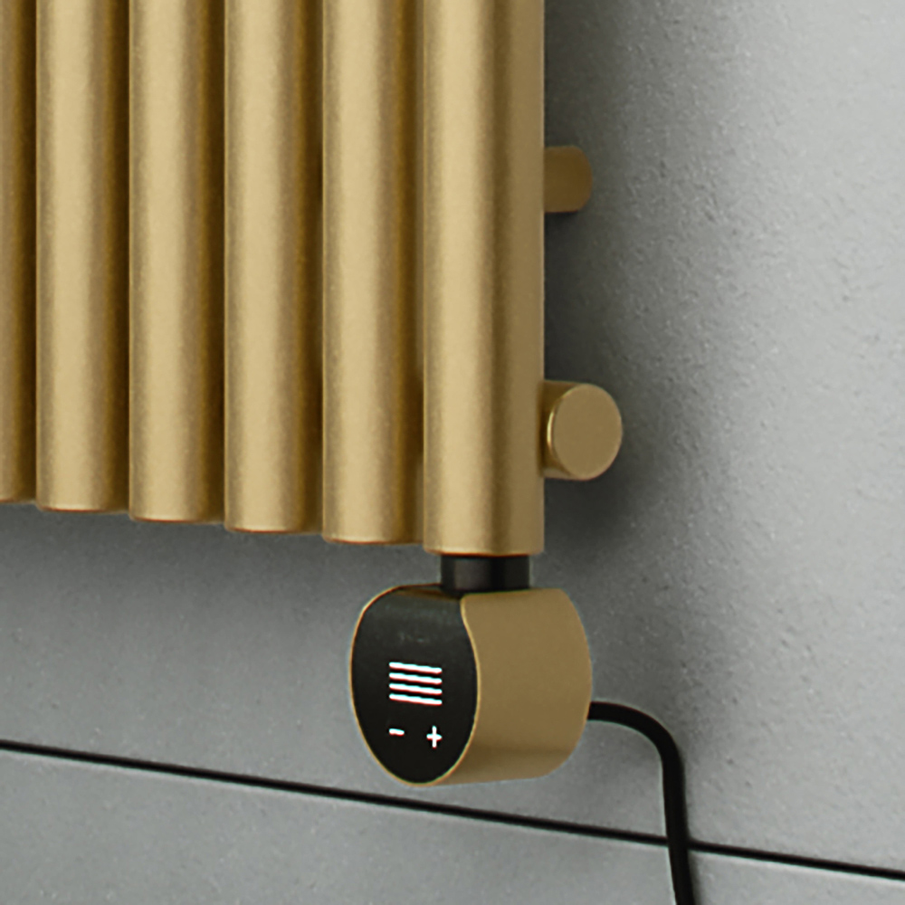 Terma Rolo-Room E Wi-Fi Brass Electric Radiator 2000W 2000 x 755mm Image 6