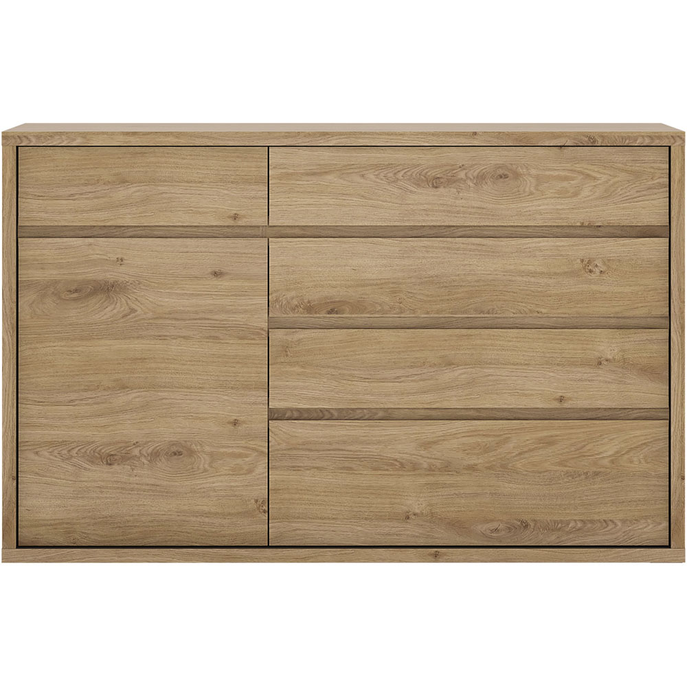 Florence Shetland Single Door 5 Drawer Cupboard Image 3