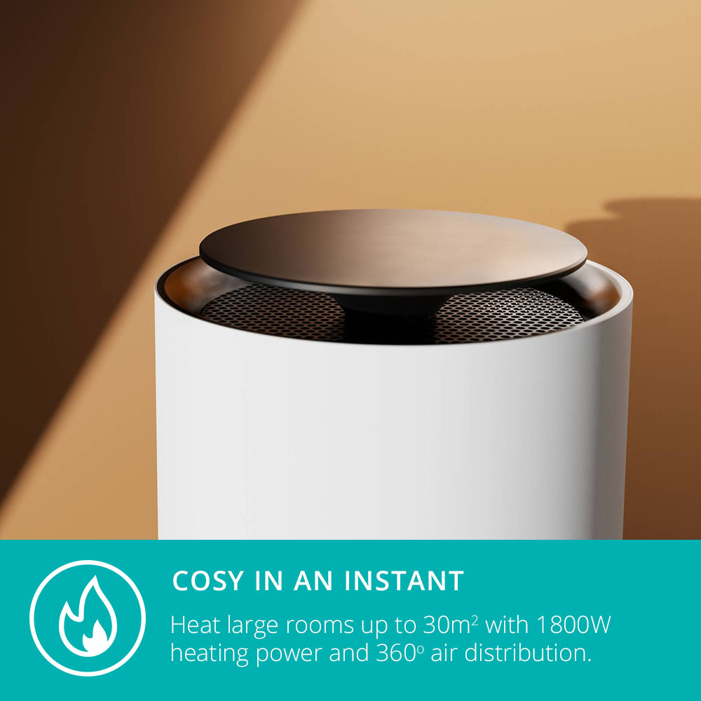 Duux Threesixty White Smart Ceramic Fan Heater 1800W Image 6