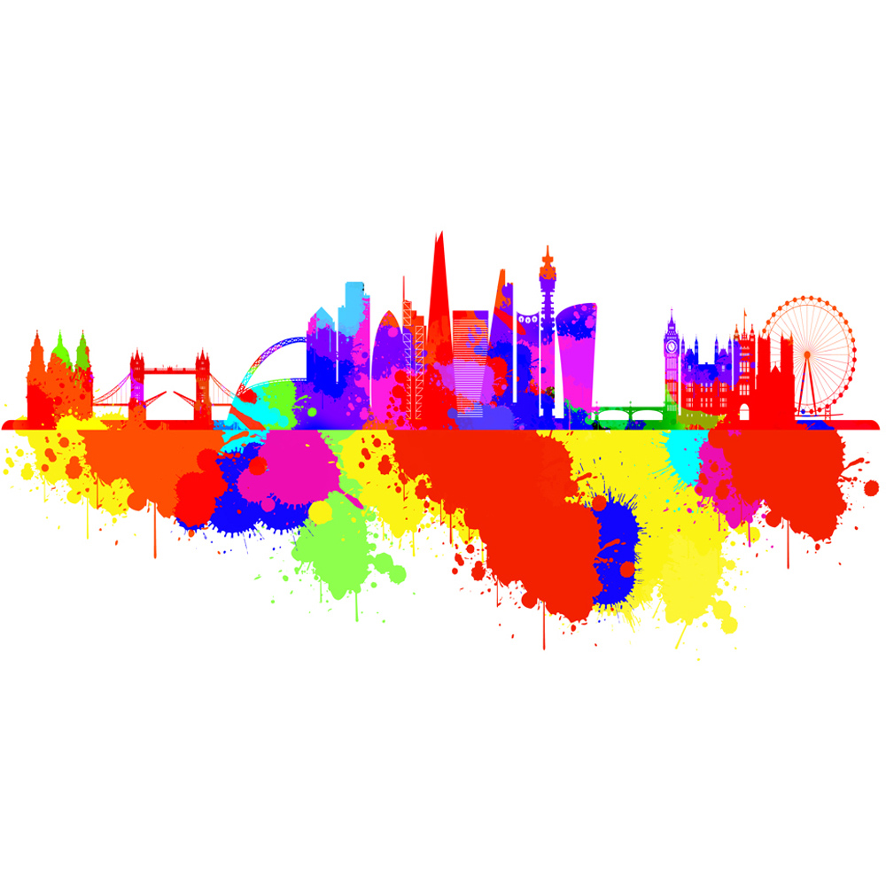 Mirrorstone Nexus London Skyline Splash Image Wi-Fi Infrared Heating Panel 1200W 995 x 1195mm Image 4