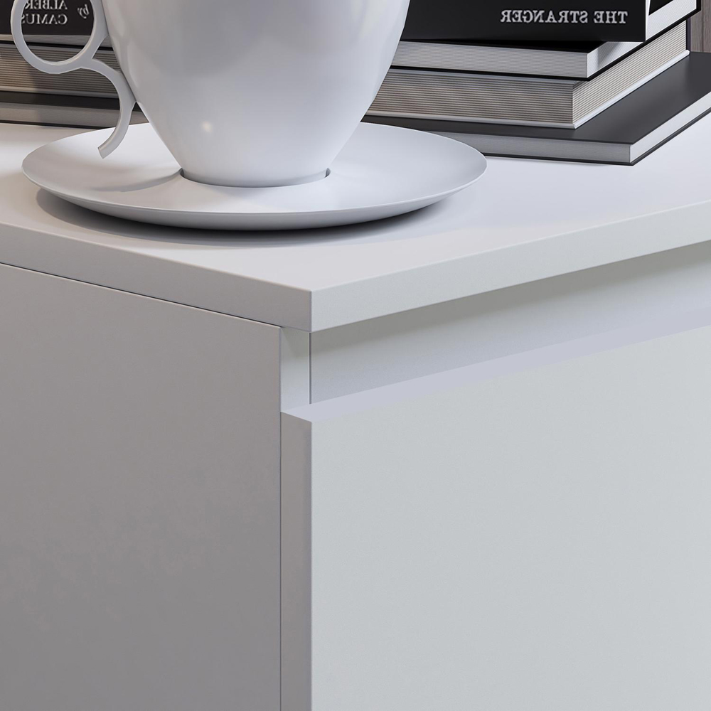 FWStyle Carlton 4 Drawer Matt White Chest of Drawers Image 3