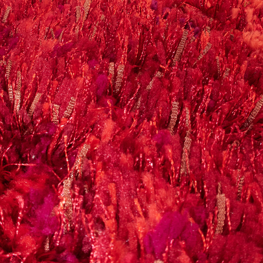 DS Living Wave Red Ultra Plush Rug 160 x 230cm Image 4