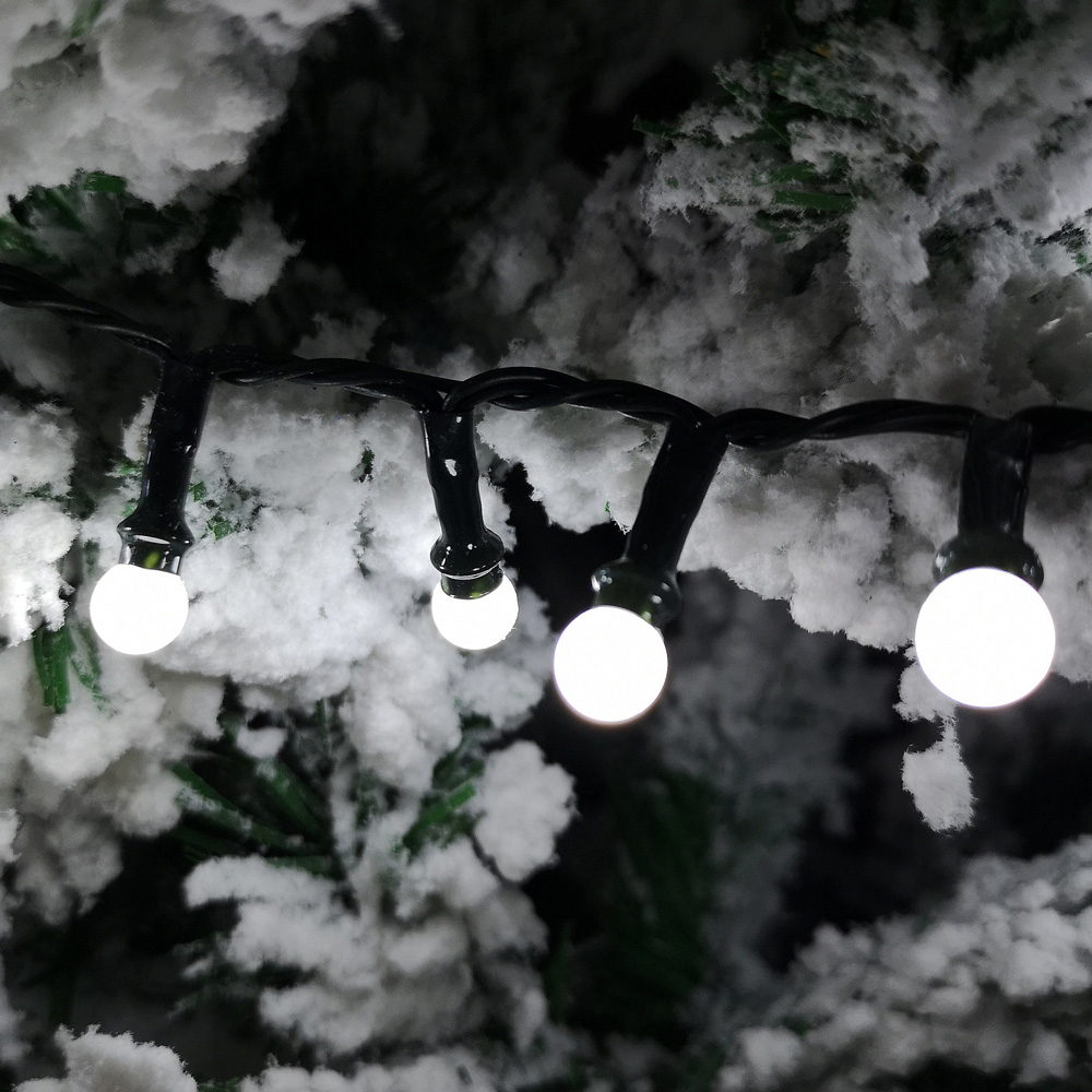 Samuel Alexander 150 White LED Frosted Berry Multi-Function Green String Light 4m Image 4