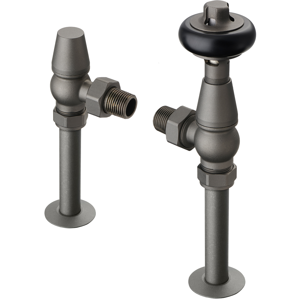 Terma Pewter Pipe Sleeving and Metal Collar Set 130mm Image 4