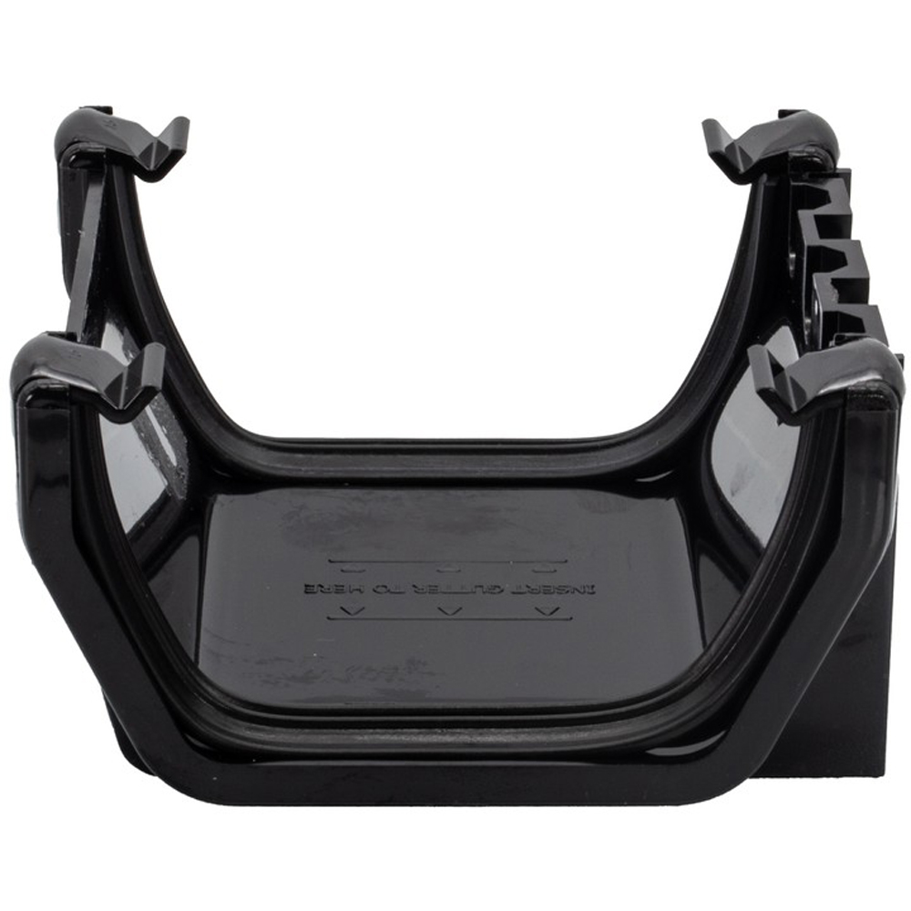 FloPlast Square Gutter Union Bracket Black 114mm Image 3
