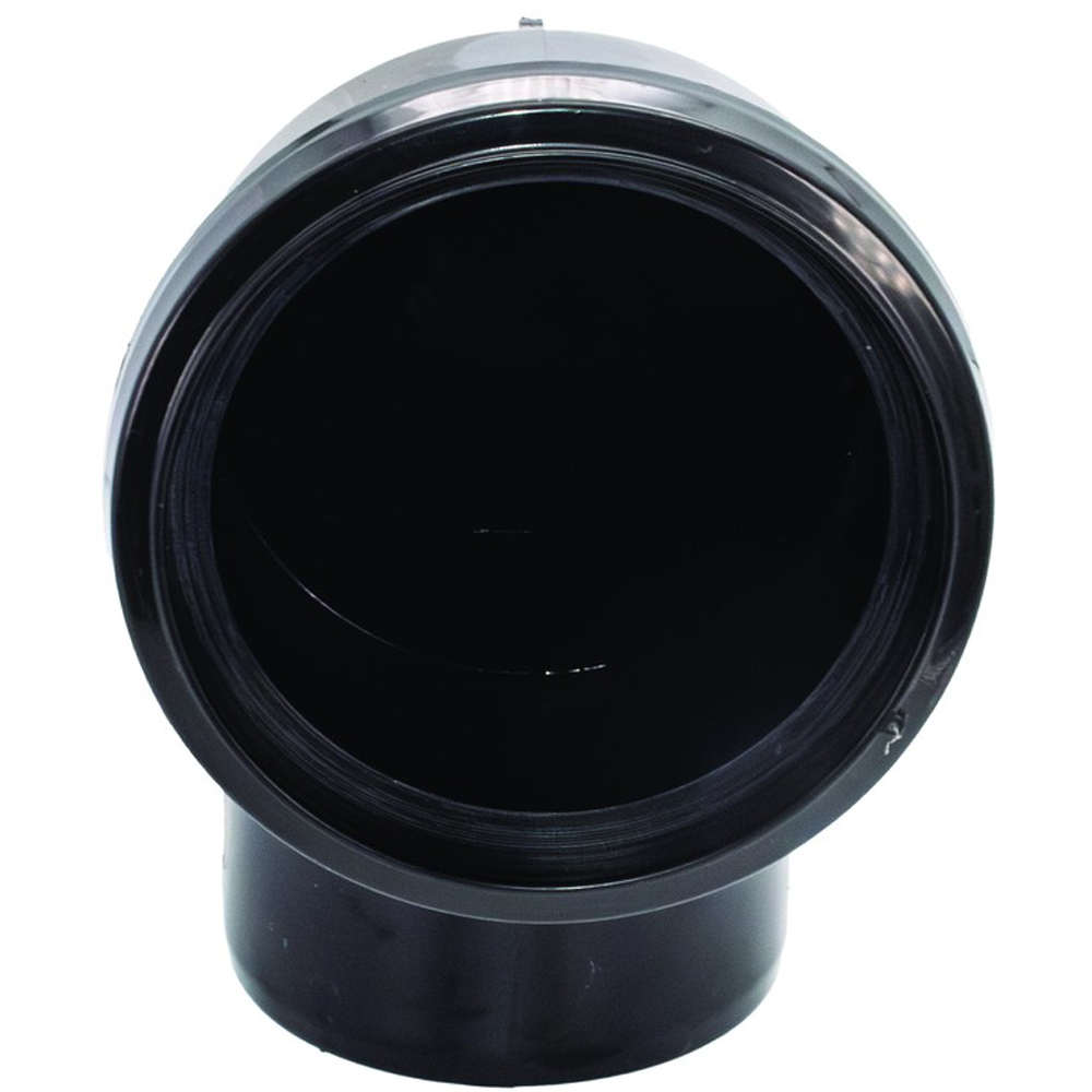 FloPlast Industrial/ Xtraflo Single Socket Bend 92.5 Degree Downpipe Black 110mm Image 3