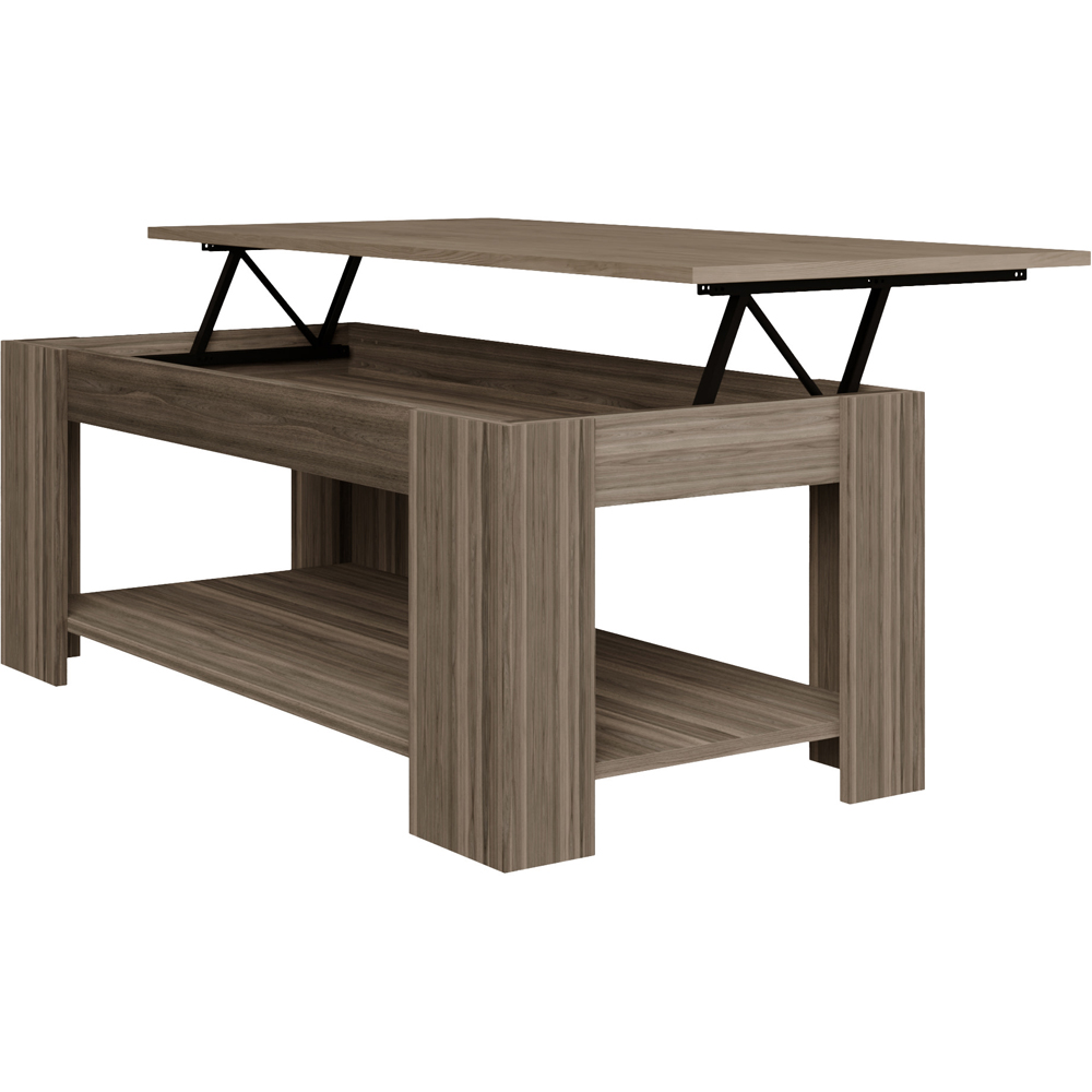 GFW Walnut Lift Up Coffee Table Image 4