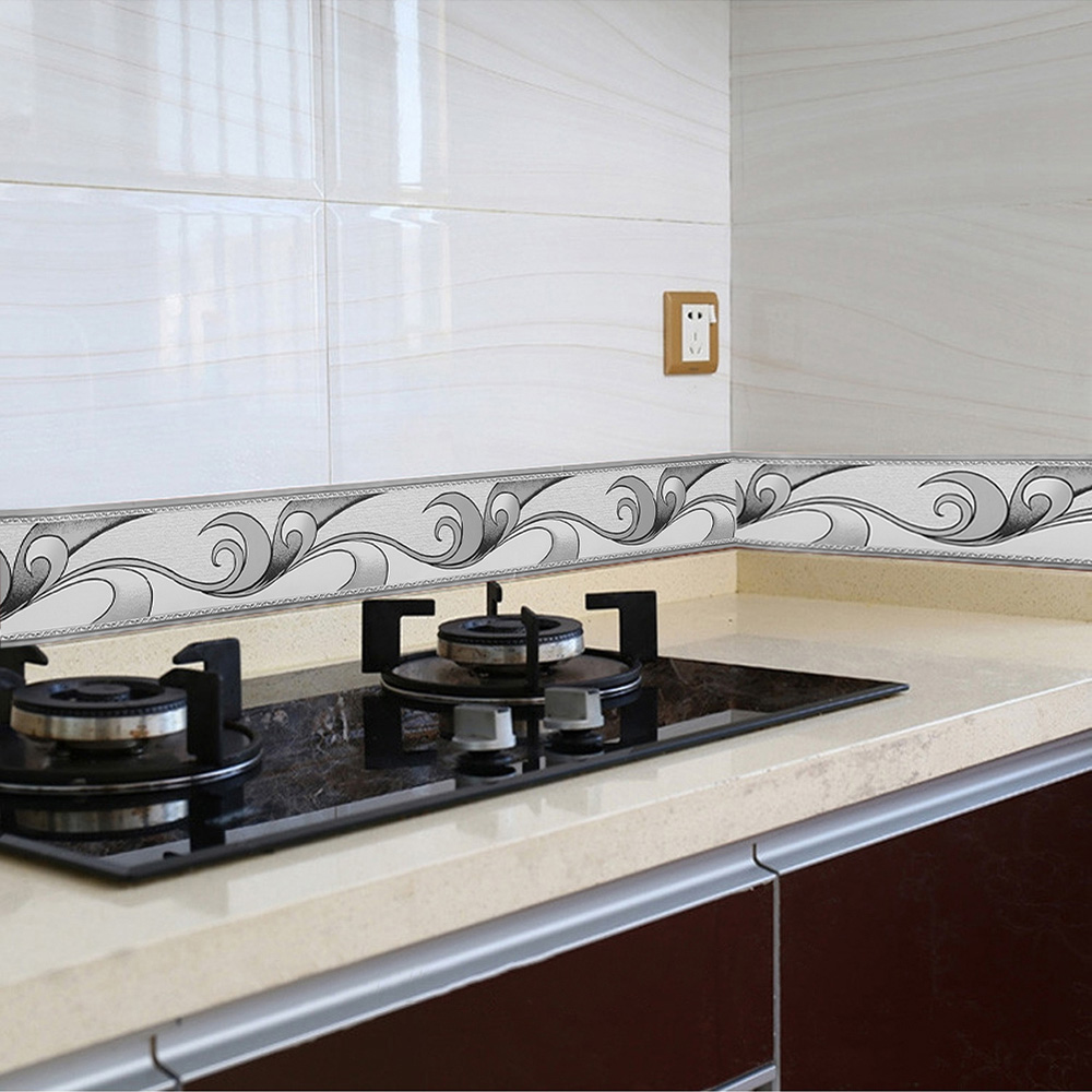 Living and Home PVC Silver Grey Wallpaper Image 3