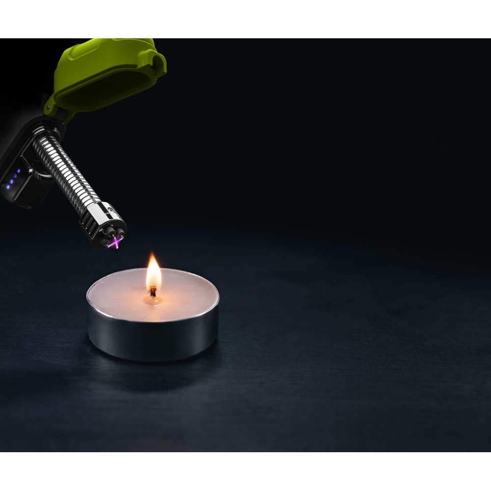 True Utility Flameless Fuel-Free Rechargeable XRL Plasma Arc Lighter with Flexible Neck and LED Image 6
