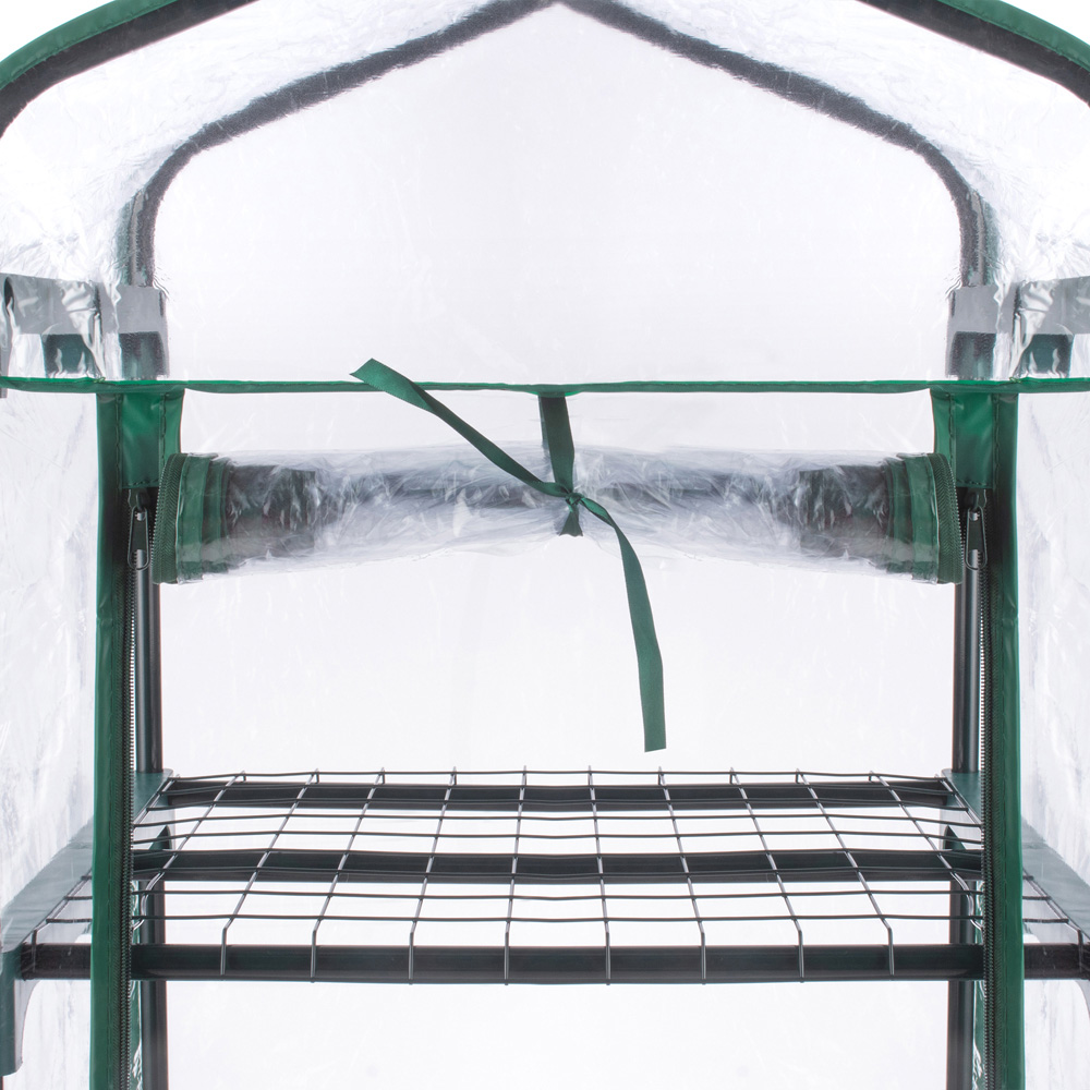 Hardys Transparent PVC Cover 4.3 x 1.7ft Greenhouse Image 5