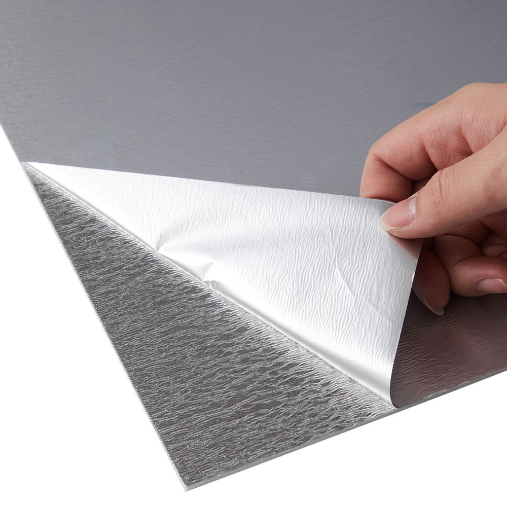 Living and Home Marble Patterned Calacatta White PVC Self Adhesive Wall Sticker 10 Pack Image 8