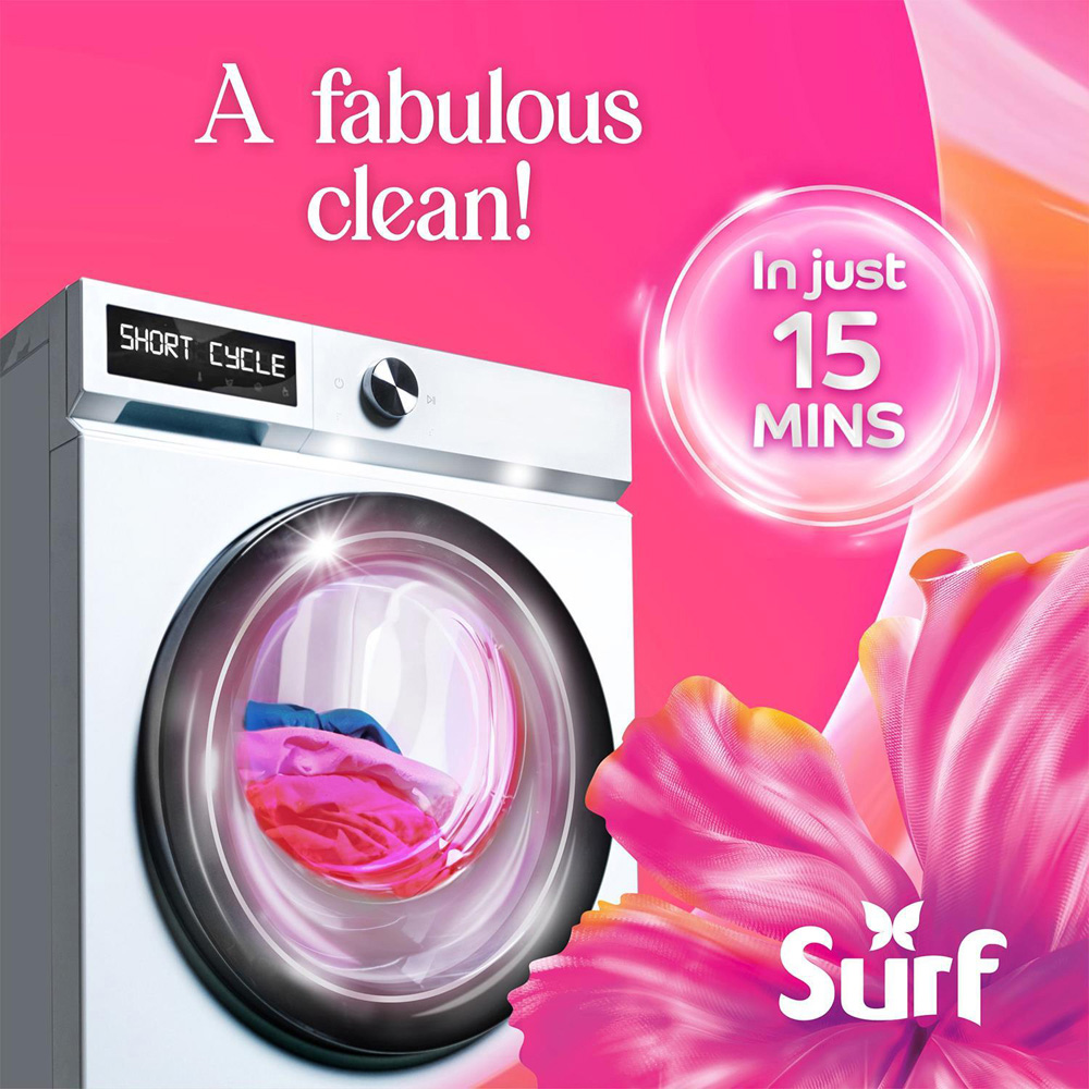 Surf Magnifi-Scent Wash Floral Fusion Liquid Laundry Detergent 55 Washes 1.48L 4 Pack Image 5