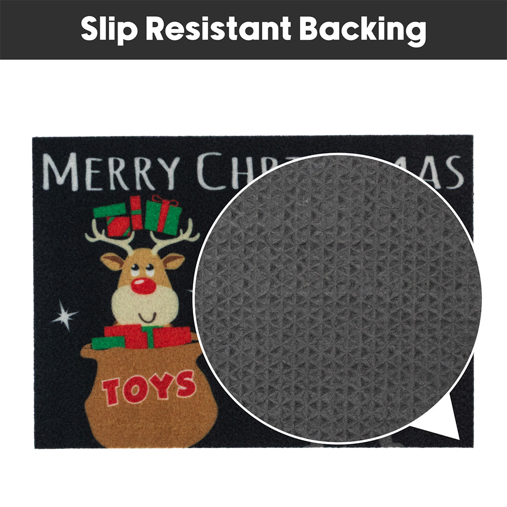 JVL Santa's Helper Entrance Doormat 40 x 57cm Image 8