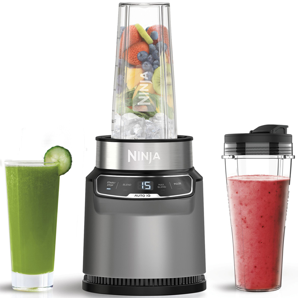 Ninja Auto-iQ Black and Silver Blender Image 4