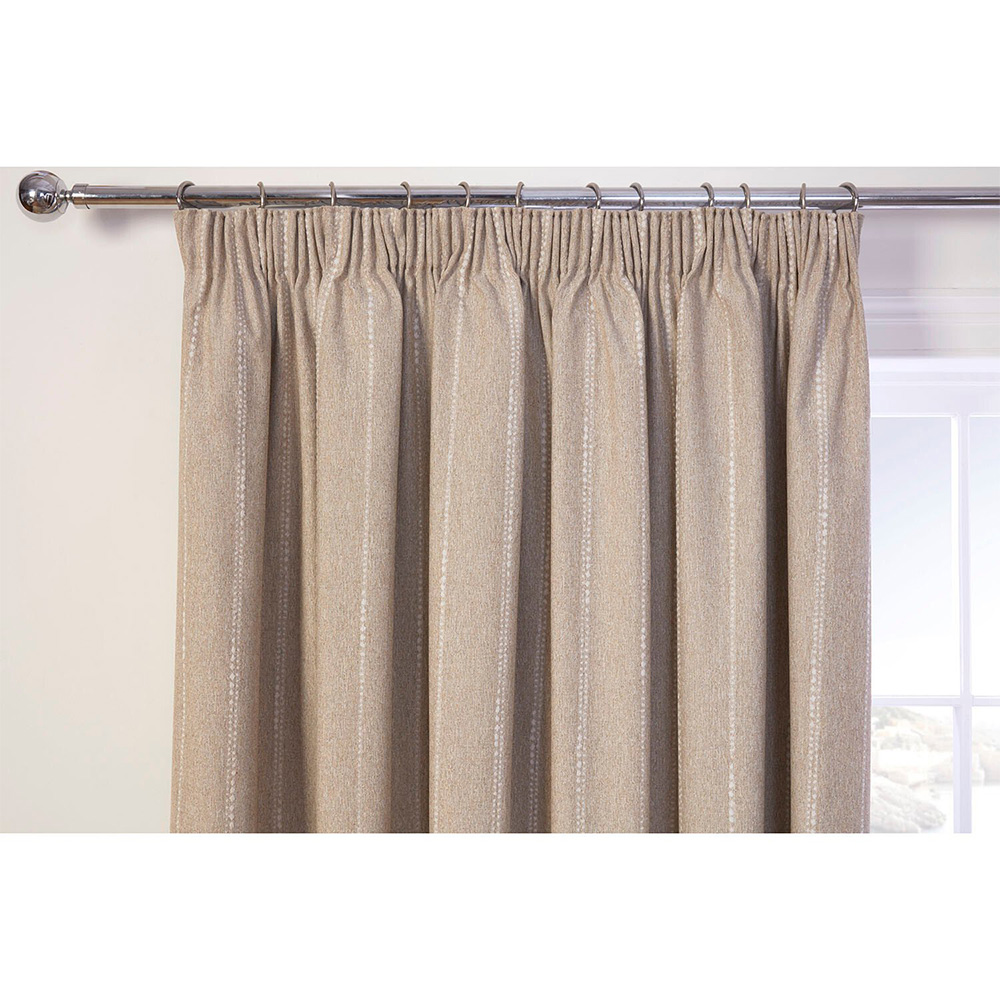 Padstow Thermal Curtain - Natural / 168cm / 183cm Image 3